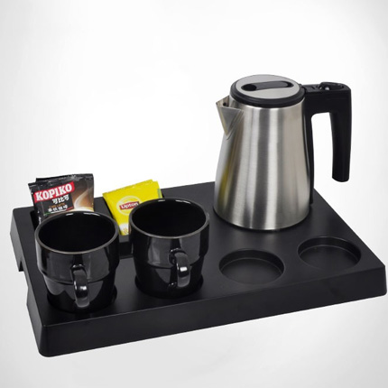 TRAY-K Welcome Tray with 0.6 litres Electrical Water Hervidor for Hotel